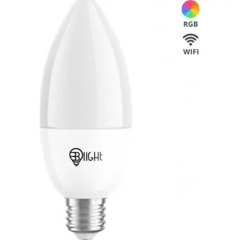 Žárovka Chytrá žárovka BrainLight LED, závit E14, 5,5 W, WiFi, APP, stmívatelná, barevná