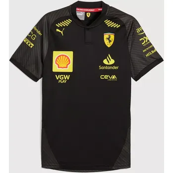 Týmové tričko Scuderia Ferrari F1 černé - SE Monza - XXL