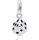 Stříbrný přívěsek hrací kostka