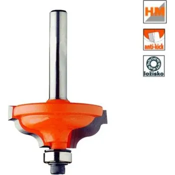 Fréza CMT Orange Tools C94732511 - Fréza profilová na dřevo pr. 34,2x13,0mm R=4,8-3,6 s ložiskem, stopka 8mm