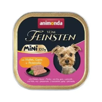 Krmivo pro psa ANIMONDA paštika Vom Feinsten MINI - kuře, husa, petržel pro psy 100 g