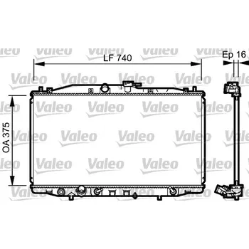 Chladič motoru Chladič, chlazení motoru VALEO 735050