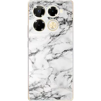 Pouzdro na mobilní telefon Odolné silikonové pouzdro iSaprio - White Marble 01 - Infinix Note 40 PRO / Note 40 PRO+ 5G