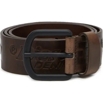 Opasek OPASEK DIESEL LOGO B-ARCHIVE BELT COFFEE BEAN