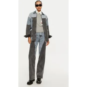 ROTATE Jeansová bunda Mariana 1128221603 Modrá Oversize 40