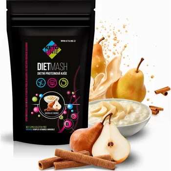 Keto dieta Ketolinie Proteinová kaše hruška se skořicí 300g 10 porcí
