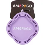 Amarago silikonová skládací miska 1000ml - fialová