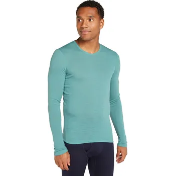 Pánské merino tričko s dlouhým rukávem ICEBREAKER Mens 175 Everyday LS Crewe, Cloud Ray velikost: XXL