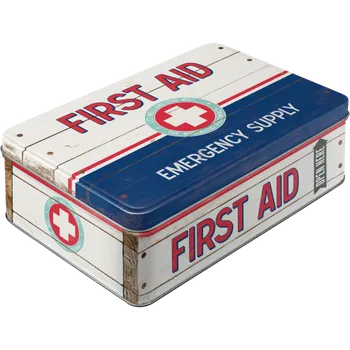 Dóza na potraviny Postershop Plechová dóza - First Aid (Emergency Supply) 2,5l