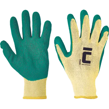 Pracovní oblečení ČERVA DIPPER rukavice blistr Barva: Zelená, Velikost: 10, Počet párů: 1 pár