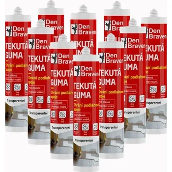 Tmel 12x Tekutá guma 280 ml transparentní Den Braven