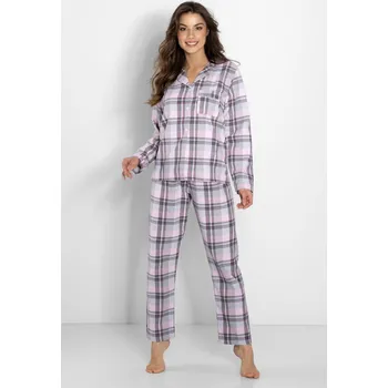 Dámské pyžamo Elegantní dámské pyžamo s dlouhým rukávem od Momenti Per Me, l i240_198503_2:L