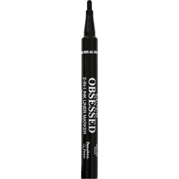 Oční linky Palladio Liner Obsessed 2in1 Liner Marker Black - Oční linky 2V1 1 ml
