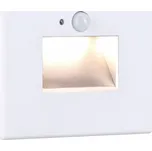 PAULMANN LED vestavné svítidlo do zdi Edge Quadro hranaté 80x80x42mm 1,2W 230V 2700K bílá