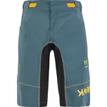 KARPOS Cyklistické kalhoty krátké bez laclu - BALLISTIC EVO - modrá/šedá 2XL