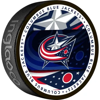 Puk Inglasco / Sherwood Puk Columbus Blue Jackets NHL Medallion Souvenir Collector Puck