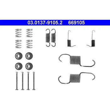 Auto-moto Sada příslušenství, brzdové čelisti ATE 03.0137-9105.2