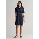 ŠATY GANT SLIM SHIELD SS PIQUE POLO DRESS EVENING BLUE