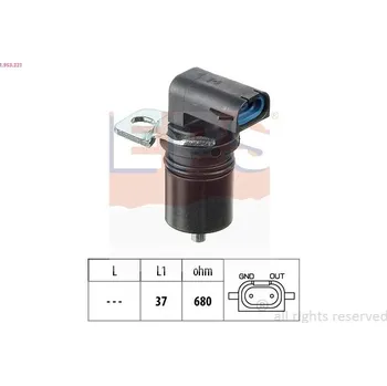 Kliková hřídel Senzor, otáčky motoru EPS 1.953.321