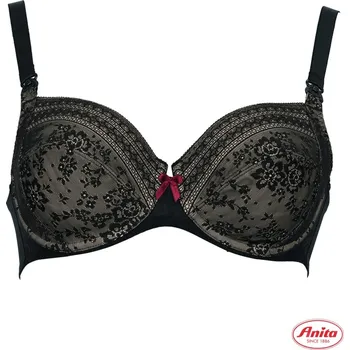 Dámské spodní prádlo ANITA Fleur podprsenka na kojení s kosticemi 5053 černá Obvod podprsenky: 85, Velikost košíku podprsenky: C