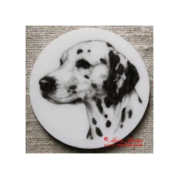 Dalmatin magnet nebo placka - Špendlík brožový