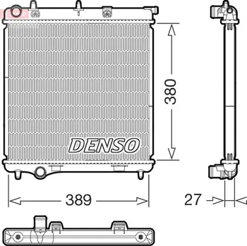 Chladič motoru Chladič, chlazení motoru DENSO DRM21108