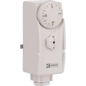 Termostat EMOS T80 příložný termostat 54x38x105mm, bílá