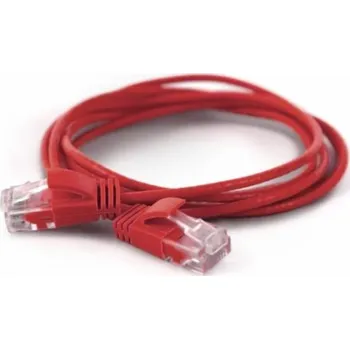 Síťový kabel Wantec 7273 U/UTP (UTP) červený 2m síťový kabel Cat6a (7273)