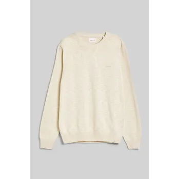 Pánský svetr SVETR GANT COTTON FLAMME C-NECK SILKY BEIGE