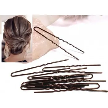 Vlásenka základní pro fixaci účesu malá hnědá BV003C