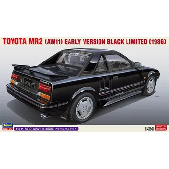 Plastikový model Hasegawa 1/24 Toyota MR2 (AW11) Early Version Black Limited (1986)