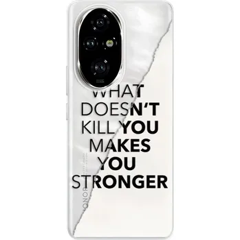 Pouzdro na mobilní telefon Odolné silikonové pouzdro iSaprio - Makes You Stronger - Honor 200 Pro