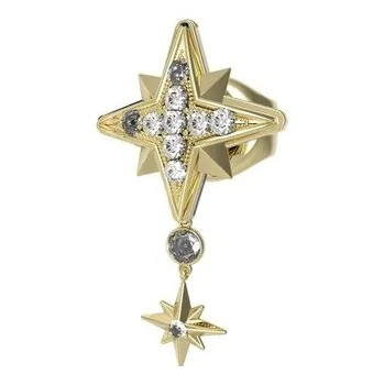 Náušnice Guess Naušnice JUBE03327JWYGT/U Zlatá OS