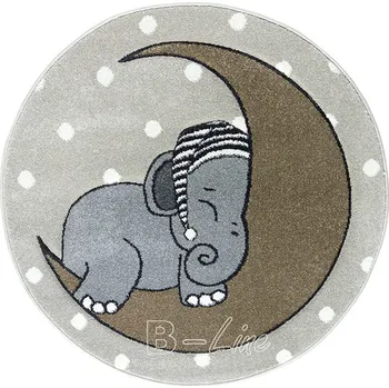 Koberec Sintelon Kusový koberec VEGAS KIDS 04/ESE kruh Rozměr kruh 120 cm