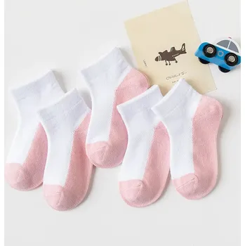 Dětské ponožky set 5 párů Velikost: 3-5T, Barva (Varianta): 990Pink