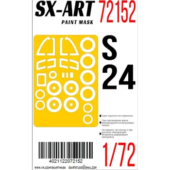 Plastikový model SX-ART 1/72 Paint mask Su-24M (TRUMP)