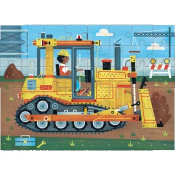 Puzzle Mudpuppy Puzzle Buldozer 48 dílků