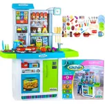 JOKO Dětská interaktivní kuchyňka s lednicí Modrá
