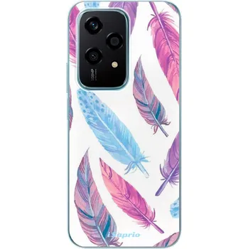 Pouzdro na mobilní telefon Odolné silikonové pouzdro iSaprio - Feather Pattern 10 - Honor 200 Lite