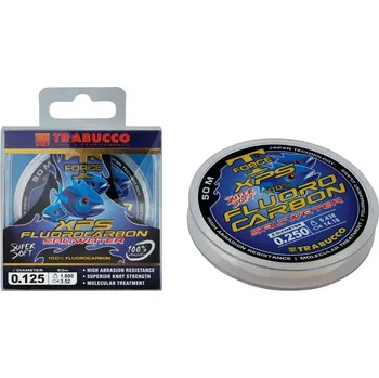 Trabucco Vlasec T-Force Fluorocarbon Sw 50m Délka: 50m, Nosnost: 13,67kg, Průměr: 0,45mm