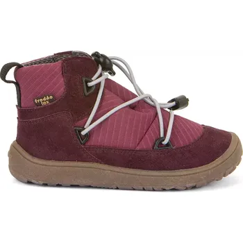 Dětská móda Barefoot kotníkové boty Froddo Tex Track - bordeaux 25