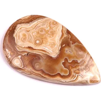 Přírodní kámen Kabošon Wood Schalenblende č.781 (50x31mm)