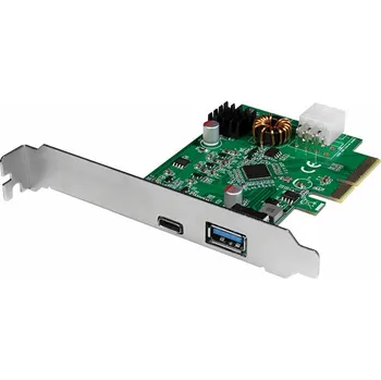 USB hub LogiLink PCIe 3.0 x4 řadič – 1x USB 3.0 + USB-C (PC0089)