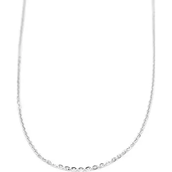 Řetízek Řetízek z bílého zlata, Anker jemný zdobený v lesklém vzhledu 1,18g