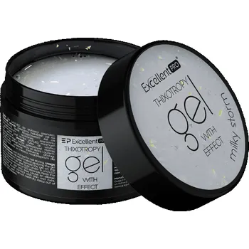 Lak na nehty EXCELLENT PRO - Stavební Thixotropní gel s efektem Milky Storm 15g