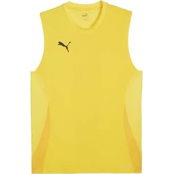 Pánské tričko Tričko Puma Teamgoal Sleeveless Jersey žlutá (XL)
