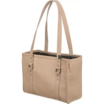 Taška pro psa a kočku TRIXIE CityStyle cestovní taška, umělá kůže, 40 x 20 x 30 cm, béžová