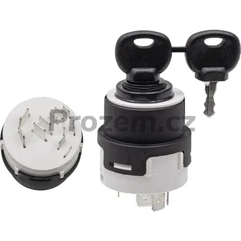 Spínací skříňka 14607 se 2 klíči pro JCB, 70145500, 70180184, 20501103