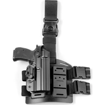 Airsoft Dasta Pouzdro pistolové PHDLB stehenní CZ 75D Compact se závěsem 975 PRAVÉ + Doprava zdarma na další nákup