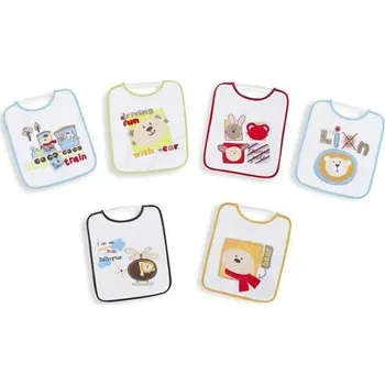 Bryndák Interbaby Bryndák froté s folií a gumičkou Bear Žlutý